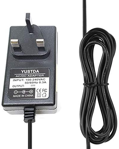 Yustda 9V AC/DC Adapter Replacement for Sumvision Spy Camera Power Supply Cord Cable Charger Mains PSU
