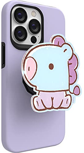 BT21 Baby Sketch Acryl Tok entworfen für iPhone 13 Pro Max Hülle [Griffhalterung und Hülle All-in-One] (iPhone 13 Pro Max, Pose_MANG)