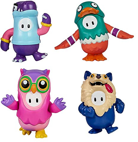 Heroes of Goo Jit Zu Fall Guys 62578 MINIFIGUREN ZUM SAMMELN (CA. 4 cm Gross) IN DER ANIMAL-SQUAD-4ER-PACKUNG