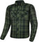 SHIMA RENEGADE MEN Motorrad Hemd - Verschleißfest Baumwolle Karierte Motorradjacke Herren mit CE Protektoren, FiberQL Aramid und Kühlungsschicht Reißverschluss (RENEGADE 2, Grün, 4XL)