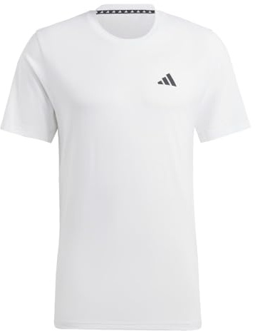 adidas Men's Essentials Stretch Training T-Shirt, White/Black, Large