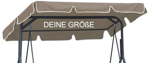 Ferocity Dachbezug Passen Sie Ihre Größe Schaukeldach Garten Ersatzteile Dach Top Abdeckung Dach Ihre Größe Beige [101]