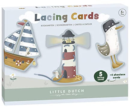 Little Dutch 120716 Schnürkarten Spiel - Sailors Bay
