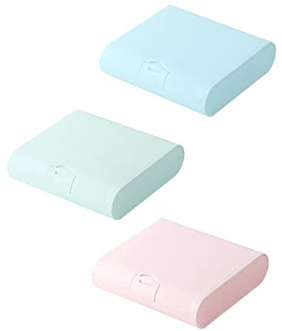 Operitacx 3stücke Quadratische Schmuck Aufbewahrungsbox Aus Kunststoff Für Schreibtisch Schmuck Kasten Box Für Masken Und Kleine Gegenstände Schmuckbox Klein Zur Organisation