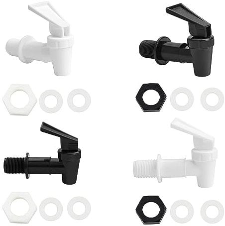 4Piezas Llave de Agua de Plástico Reutilizables para Grifo De Plástico Grifo Dispensador para Dispensar Té Vino Agua Jugo y Otras Bebidas