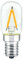 NCC-Licht LED Filament Leuchtmittel Röhre T22x55 1,5W E14 klar 180lm extra warmweiß 2200K (1 Stück)