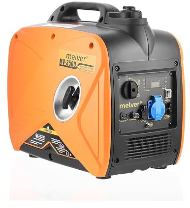 Generador de corriente inverter 3500 W generador de energía gasolina 4 tiempos portátil monofásico Melver