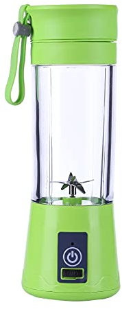 MIIKHI 380 ml USB ricaricabile spremiagrumi frullatore 6 lame spremiagrumi bottiglia di succo di agrumi limone frutta frutta frullato spremiagrumi alesatore (colore: rosa) (Vert)