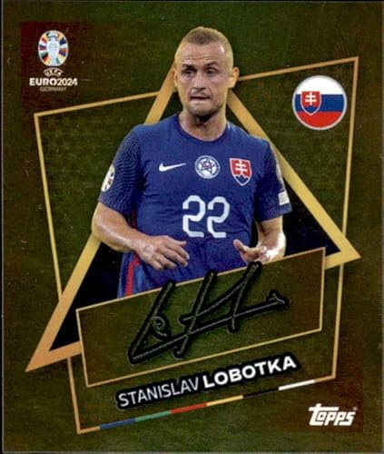 Topps EM 2024 Germany Einzelsticker Star Spieler Signature (SVK SP - Stanislav Lobotka - Star Player - Gold Signiture)
