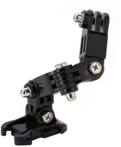ASHATA Helmet Extension Arm Mount, Adjustable Helmet Cameras Mount Arm Compatible with Action Cameras for Bike Motorcycle