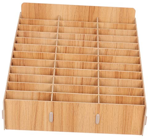 TINEASUR Mobile Phone Storage Box for Classroom Multi-grid Desk Organizer Cellphone Container for Conference Classroom Cellphone Box Sealed Storage