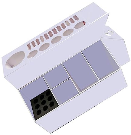 Healvian Soporte para Secador De Pelo Organizador De Encimera Estación De Salón Accesorios De Peluquería