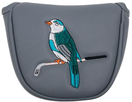 Copertura per Putter da Golf, Copritesta per Mazze da Golf in Pelle PU con Strato Interno in Morbido Velluto, Copri Testa per Maggior Parte Mazza da Golf