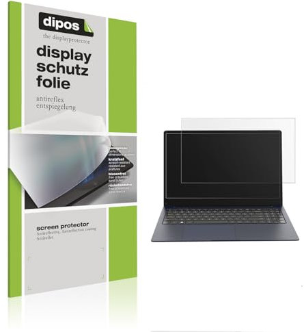 dipos I 2x Schutzfolie matt passend für VALE Laptop R15E 15.6 Zoll Folie Displayschutzfolie, Ultra-Dünn, Case-Friendly, Fingerprint-Kompatibel