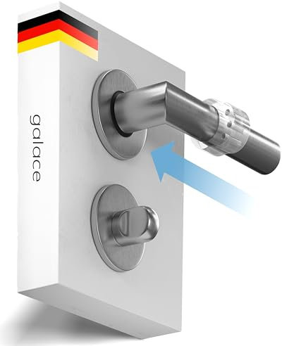 GALACE Türklinkenpuffer [8er Pack] – Transparente Türstopper für Türklinke – Türstopper Klinke zum Schutz vor Macken - Türgriff Schutz und Fensterklinke Anschlagdämpfer Stopper – Türgriff Stopper