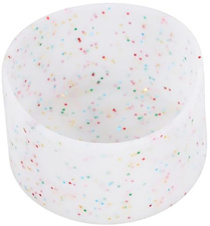 BESTonZON Silikon Schutzboot für Wasserflaschen Rutschfester Flaschenboden Langlebige Silikonhülle Geeignet für Stanley und Andere Becher Buntem Design