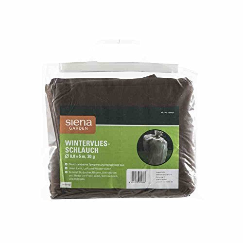 Siena Garden Wintervlies-Schlauch, Frostschutz, Winterschutz, beige 0,8x5m, 459463