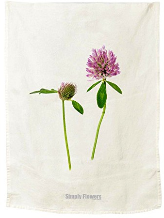Simply Flowers - Trockentuch - Küchentuch - Geschirrtuch - Klee - Baumwolle - 50 x 70 cm