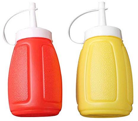 Angoter Kitchen Accessories Small Size Plastic Sauce Squeeze Bottle Tomato Ketchup Cream Sauce Jam Salad Seasoning Bottle Cookling Tool