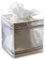 Loberon Taschentuchbox Semoine, zartes Relief, klassisch Elegantes Design, Badzubehör, Bad-Accessoire, Edelstahl, antiksilber