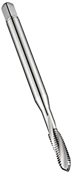 Dormer E207M2 Serie E207 HSS-E-PM 15 Grad Spiralnuten-Maschinengewindebohrer metrisch mit heller Oberfläche, DIN371 Standard, M2 x 0,40 mm Gewinde, 45 mm Länge