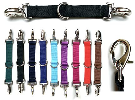 JA Horse Longierbrille gleichmäßigere beidseitige Gute Qualität Karabinerhaken (schwarz)