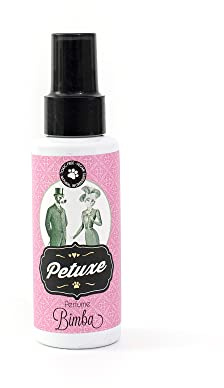 Petuxe Veganes Parfüm für Hunde. Eau de Cologne sprühen für Haustiere. Geruchskorrektor für Haustiere. Welpen und Erwachsene. Dauerhafte Wirkung (Bimba)