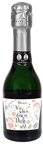 Herz & Heim® Geldermann Sekt Classique (0,2l) personalisiertes Etikett - wie schön, dass es dich gibt
