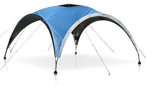 your GEAR Bergamo 430 Pavillon – Event Shelter - 18,5 m² großer Sonnenschutz Gartenpavillon für Partys und Festivals, UV 50+ Schutz, Partyzelt mit 5000 mm wasserdicht