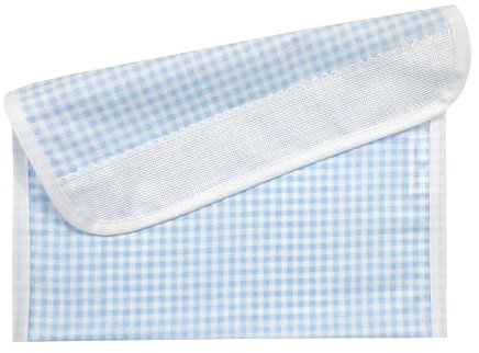 Panini Tessuti, Lätzchen aus Baumwolle mit Aida-Stoff zum Besticken für Babynahrung - Mittagessen - Snacks im Kindergarten Größe 16 x 30 cm