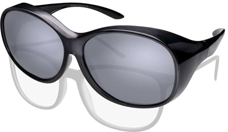 ActiveSol Lunettes de soleil à enfiler Mega | Grandes lunettes à enfiler pour porteurs de lunettes | polarisées