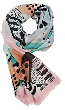 ESPRIT Damen 024ea1q303 Schals, 390/Light Aqua Gre, 1SIZE