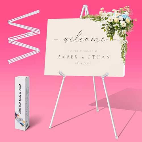 VAIIGO White Easel Stand for Wedding Poster Display