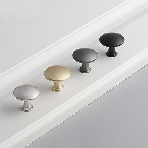 HY HUIJUN 4 Stück Möbelknöpfe Schubladenknopf Möbelknöpfe Schrankknopf Küchengriffe Möbelgriffe Schubladenknopf Knöpfe Einloch Türgriffe Schrank für Kommode