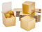 PH PandaHall 30 Stück Goldene Kleine Geschenkbox Wiederverwendbare Würfel Geschenkboxen Papier Geschenkboxen Für Weihnachten Hochzeit Braut Geburtstag Urlaub Valentinstag Party
