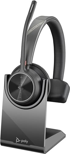 Hewlett Packard POLY Voyager 4310 UC Auricolare Wireless A Padiglione Ufficio USB tipo A Bluetooth Base di ricarica Nero