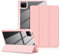 DINGGUAGUA Funda para Xiaomi Mi Pad 6/Mi Pad 6 Pro 11 Pulgadas 2023 Tablet,Tapa Trasera Transparente Tablet Estuche con Función de Soporte para Bolígrafo S,Rosa