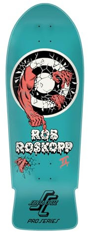 SANTA CRUZ Roskopp Two Reissue Skateboard-Decks, 24,5 x 76,4 cm