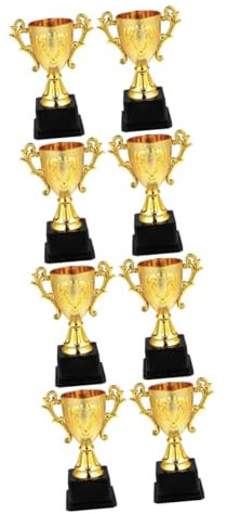 BESPORTBLE 8 STK Trophäe Goldrand Basketballspielzeug Belohnungspreis Aus Kunststoff Pokale Vergeben Fußballdekorationen Fußballspielzeug Simulation Spielzeuge Plastik Wiederverwendbar