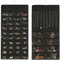 HIOQFR Portagioie da Appendere Armadio Porta Gioielli da Appendere Muro Espositore Porta Collane Orecchini Hanging Jewelry Organizer Gioielli Parete Organizzatore Gioielli Appendi Earring Holder-Nero