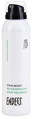 endees Spray Repelente al Agua Antimanchas (150ml) - Para Todo Tipo de Calzado, Transpirable, Incoloro y Eficaz - Spray Impermeabilizante para Proteger Tejidos - Bolsos y Ropa