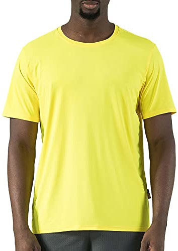 Herren-T-Shirt, Sommer, Eisseide, Tasche, kurzärmelig, locker, lässig, Sport, elastisches Super-Shirt, Herren-Polo-Shirts, kurzärmelig, normale Passform, Hawaii-Hemden für Herren, gelbes Shit-Shirt,