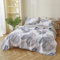 Daunendecke als Schlafdecke, Weiche Bequeme Mikrofaser Doppelseitig Sommerdecke-Antiallergisch Atmungsaktive waschbar Steppdecke Duvet, Fürs Bett Frühling und Herbst (Sommer Blatt, 180*200CM)