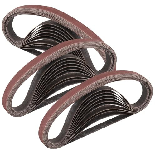 STEBRUAM Sanding Belt 10 x 330 mm,30PCS 240 Grit