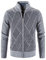 Men 's Winter Sweater Jacke Longarm Plus aus samt Rucksack Thick Block Checkout Pulli Xingxing Xingxing Herren Mit Aufdruck (Grey, L)