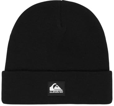 Quiksilver Brigade Beanie Mütze, Schwarz, Einheitsgröße