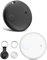 RUIZHI Air Tag 2er Pack kompatibel mit Wo Ist App, nur IOS, IP67 Wasserdicht, Auswechselbarer Akku, Airtag Tracker für Fahrrad, Schlüssel, Koffer, Schwarz + Weiß, mit Schutzhülle