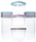 QILZO Pack de 24 Fiambreras de Alimentos 480ml, Recipientes de plástico para comida, Sin BPA, Recipiente Apto para Microondas, Lavavajillas, Congelador, Recipientes con Tapa