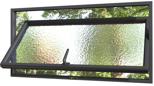 Flush Mount Rectangle Metal Window, 36 x 18 Basement Window