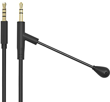 SkyPOOU Headphone Cable With Microphone For Boom Gaming Headset Crossfade Microphone Cable